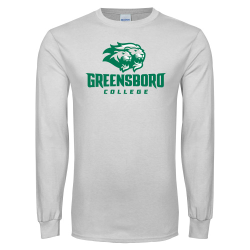  White Long Sleeve T Shirt - Primary Mark