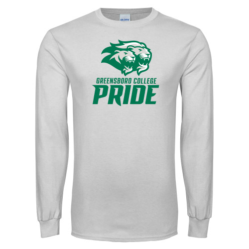  White Long Sleeve T Shirt - GC Pride Lions