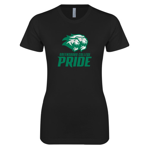  Next Level Womens Black Boyfriend Tee - GC Pride Lions