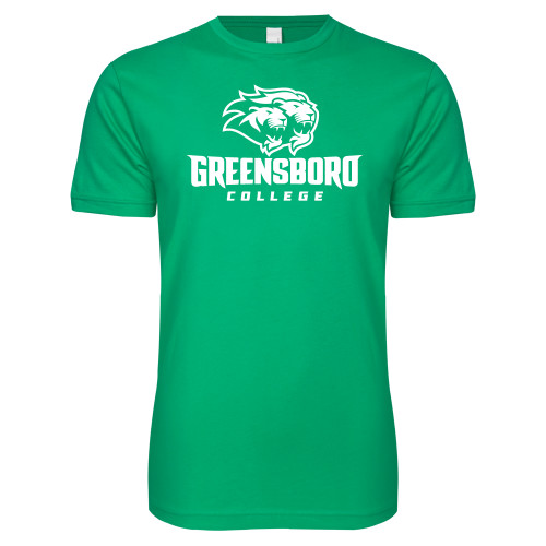 Next Level Kelly Green SoftStyle T Shirt - Primary Mark