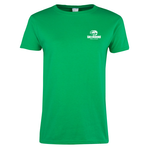  Womens Kelly Green Short Sleeve Tee - Primary Mark