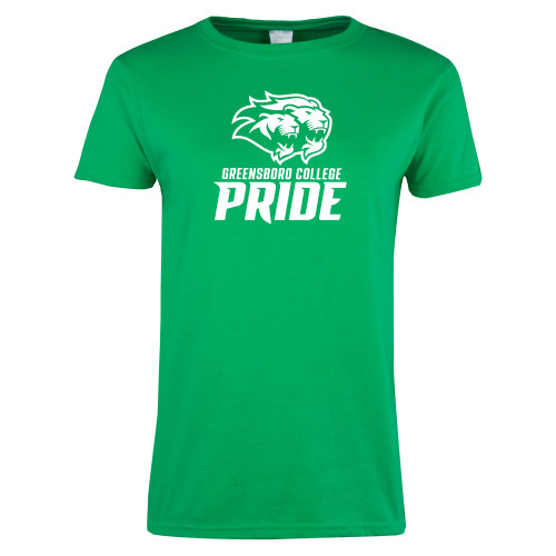  Womens Kelly Green Short Sleeve Tee - GC Pride Lions