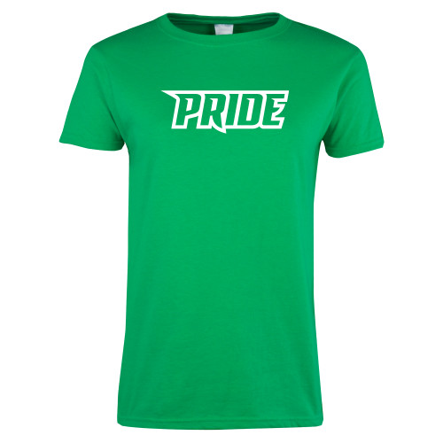  Womens Kelly Green Short Sleeve Tee - Pride