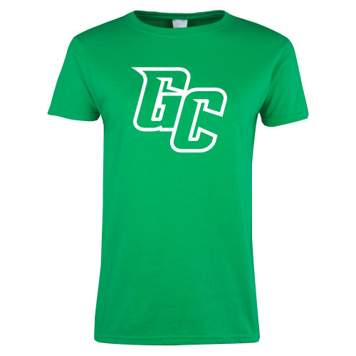  Womens Kelly Green Short Sleeve Tee - GC
