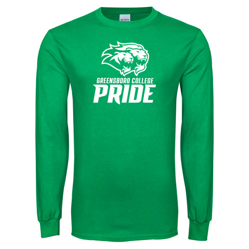  Kelly Green Long Sleeve T Shirt - GC Pride Lions