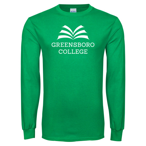  Kelly Green Long Sleeve T Shirt - Institutional Mark