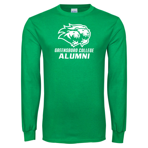  Kelly Green Long Sleeve T Shirt - Alumni