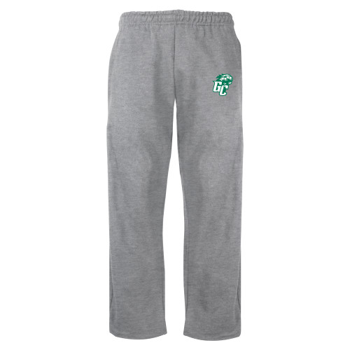  Grey Fleece Open Bottom Pant - GC w Lions