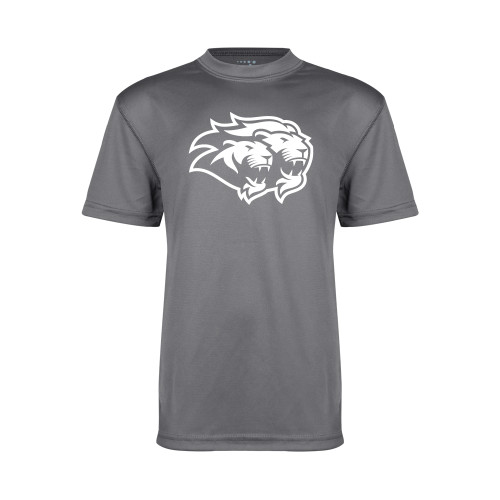  Youth Performance Grey Concrete Tee - Lions