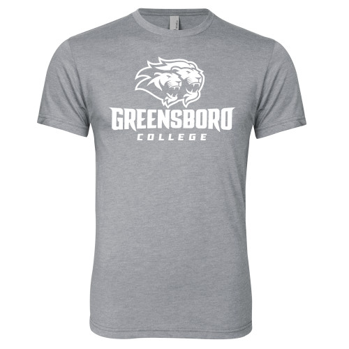  Next Level Heather Grey Triblend Tee - Primary Mark