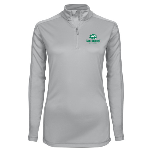  Syntrel Womens Platinum Interlock 1/4 Zip - Primary Mark
