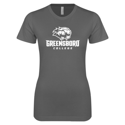  Next Level Womens Charcoal Boyfriend Tee - Primary Mark