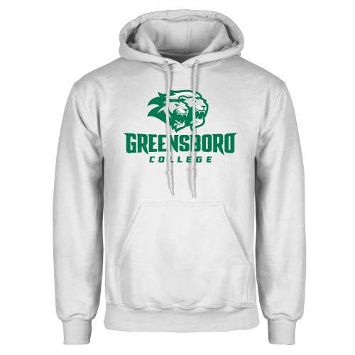  White Fleece Hoodie - Primary Mark