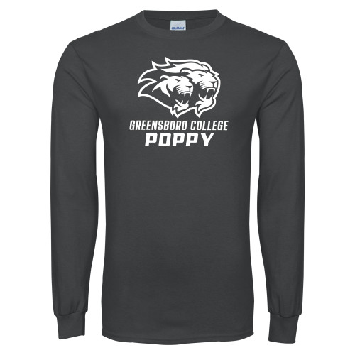  Charcoal Long Sleeve T Shirt - Poppy