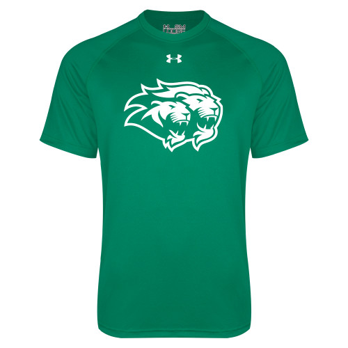  Under Armour Kelly Green Tech Tee - Lions
