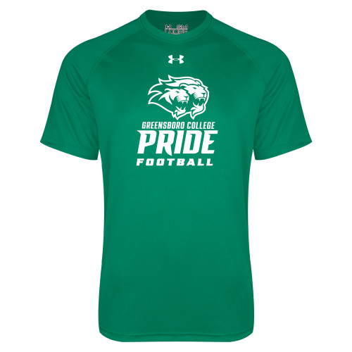  Under Armour Kelly Green Tech Tee - Football