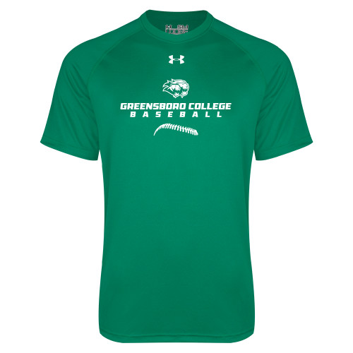  Under Armour Kelly Green Tech Tee - Baseball Seams