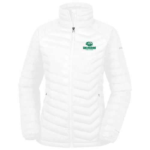  Columbia Womens White Powder Lite Jacket - Primary Mark