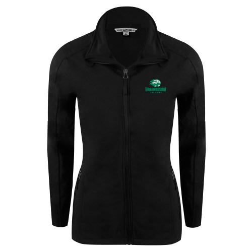  Womens Black Softshell Jacket - Primary Mark