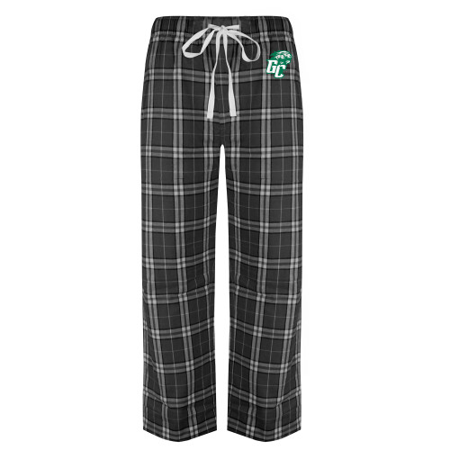  Black/Grey Flannel Pajama Pant - GC w Lions