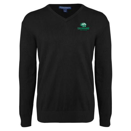  Black VNeck Sweater - Primary Mark