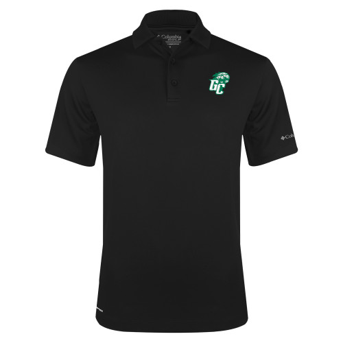  Columbia Black Omni Wick Drive Polo - GC w Lions
