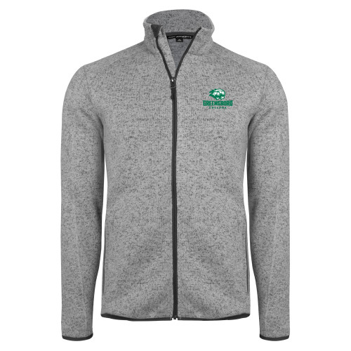  Grey Heather Sweater Fleece Jacket - Primary Mark
