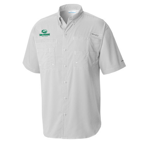  Columbia Cool Grey Tamiami Performance Short Sleeve Shirt - Primary Mark