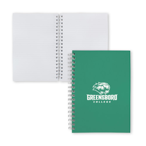  Clear 7 x 10 Spiral Journal Notebook - Primary Mark