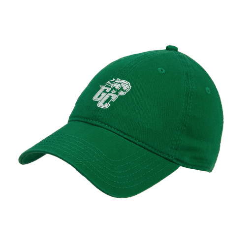 Kelly Green Unstructured Adjustable Low Profile Hat - GC w Lions