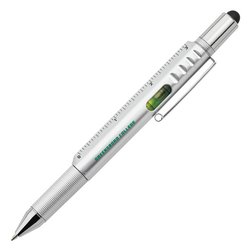  6 in 1 Silver Ballpoint Pen - Greensboro College
