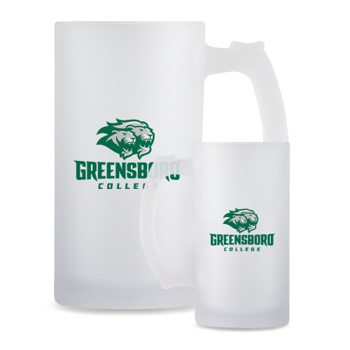  Full Color Decorative Frosted Glass Mug 16oz - Primary Mark