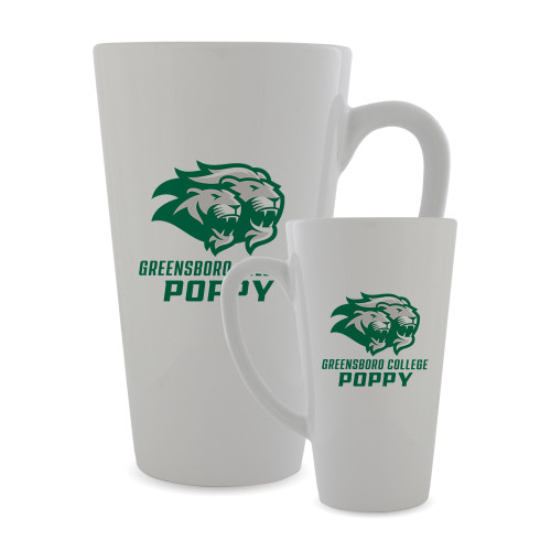  Full Color Latte Mug 17oz - Poppy