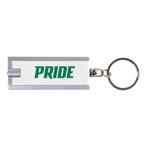  Turbo White Flashlight Key Holder - Pride