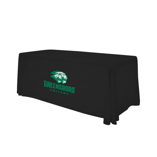  Black 6 foot Table Throw - Primary Mark