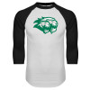 Thumbnail image for  White/Black Raglan Baseball T Shirt
