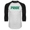 Thumbnail image for  White/Black Raglan Baseball T Shirt