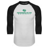 Thumbnail image for  White/Black Raglan Baseball T Shirt
