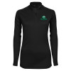 Thumbnail image for  Syntrel Womens Black Interlock 1/4 Zip