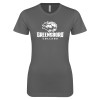 Thumbnail image for  Next Level Womens Charcoal Boyfriend Tee