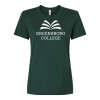 Thumbnail image for  Bella + Canvas Womens Forest Green Relaxed Cotton T Shirt