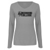 Thumbnail image for  Womens Grey Long Sleeve V Neck Tee 