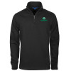 Thumbnail image for  Black Slub Fleece 1/4 Zip Pullover