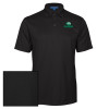 Thumbnail image for  Black Performance Fine Jacquard Polo