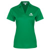 Thumbnail image for  Womens Kelly Green Performance Fine Jacquard Polo