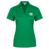 Thumbnail image for  Womens Kelly Green Performance Fine Jacquard Polo