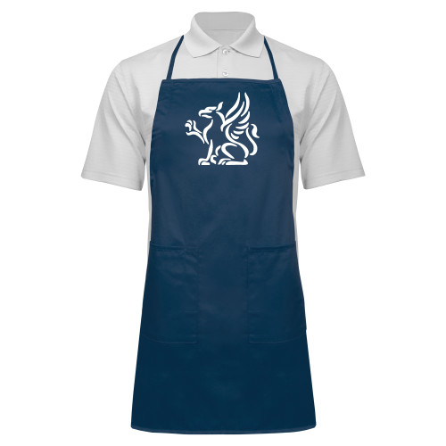 Full Length Navy Apron - Gryphon