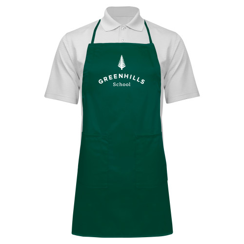  Full Length Dark Green Apron - Primary Mark