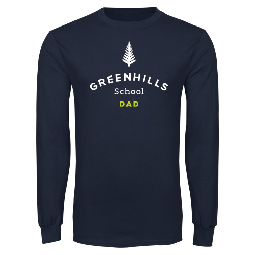  Navy Long Sleeve T-Shirt - Dad
