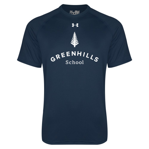  Under Armour Navy Tech Tee - Primary Mark